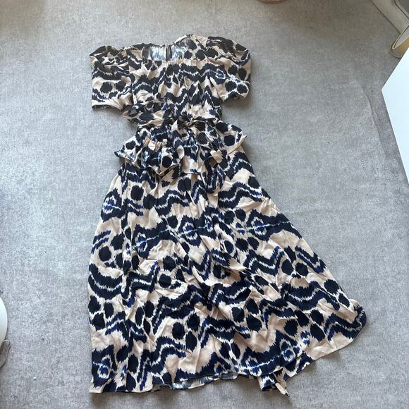 Ulla Johnson Marion Ruffled Midi Dress - Picture 2 of 7